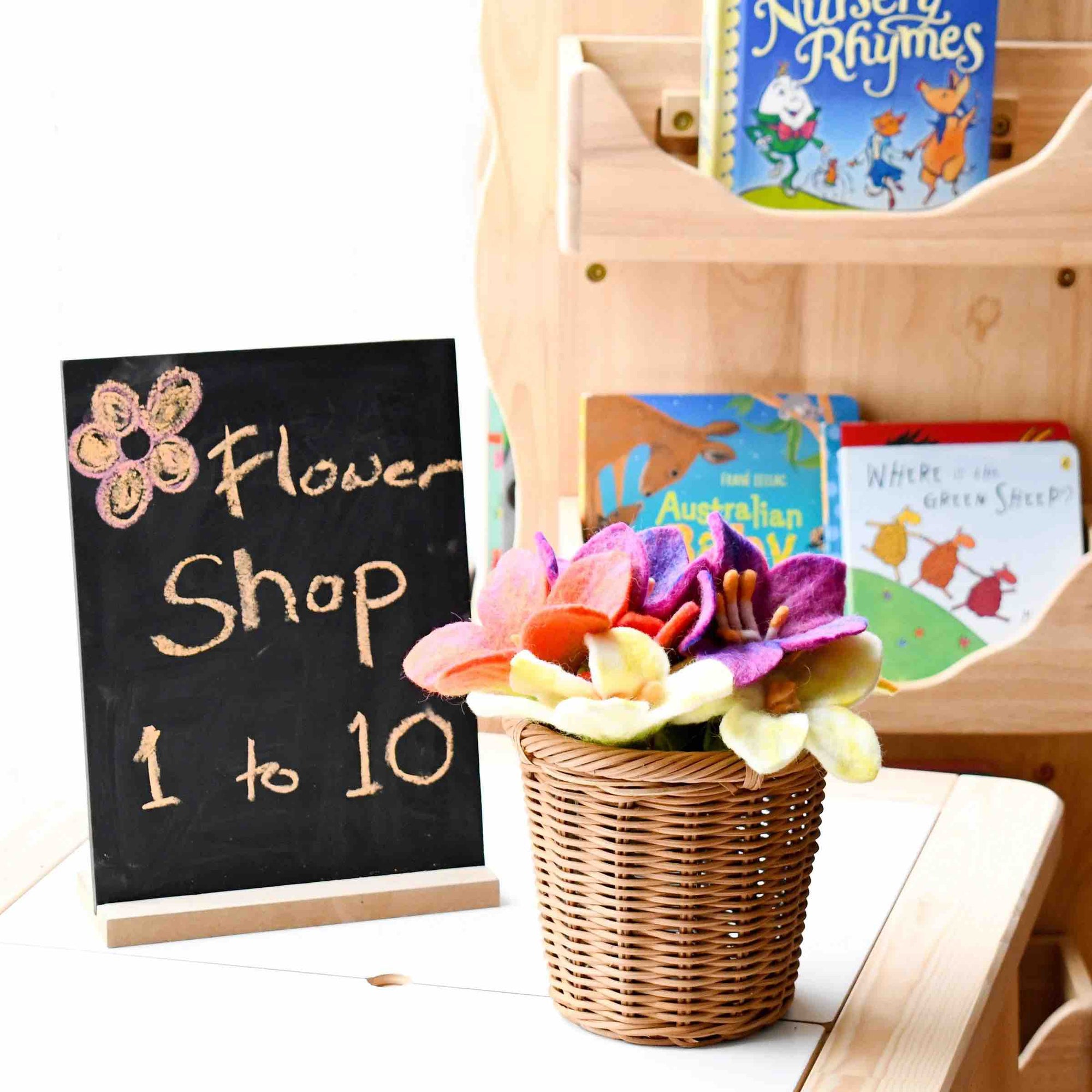 Tara Treasures - Felt Flowers Set of 5 (Set A)