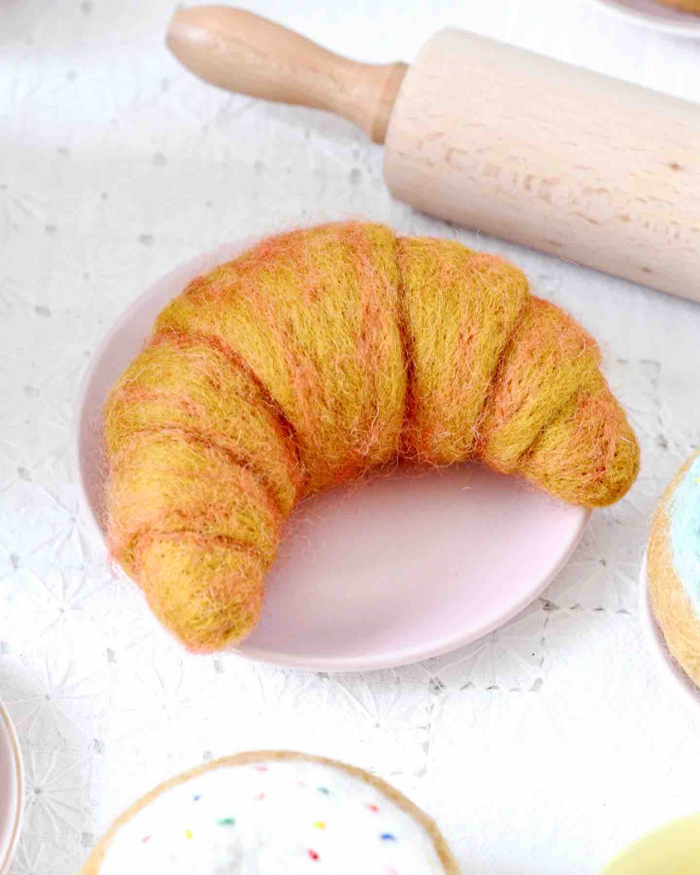 Tara Treasure - Felt Plain Croissant