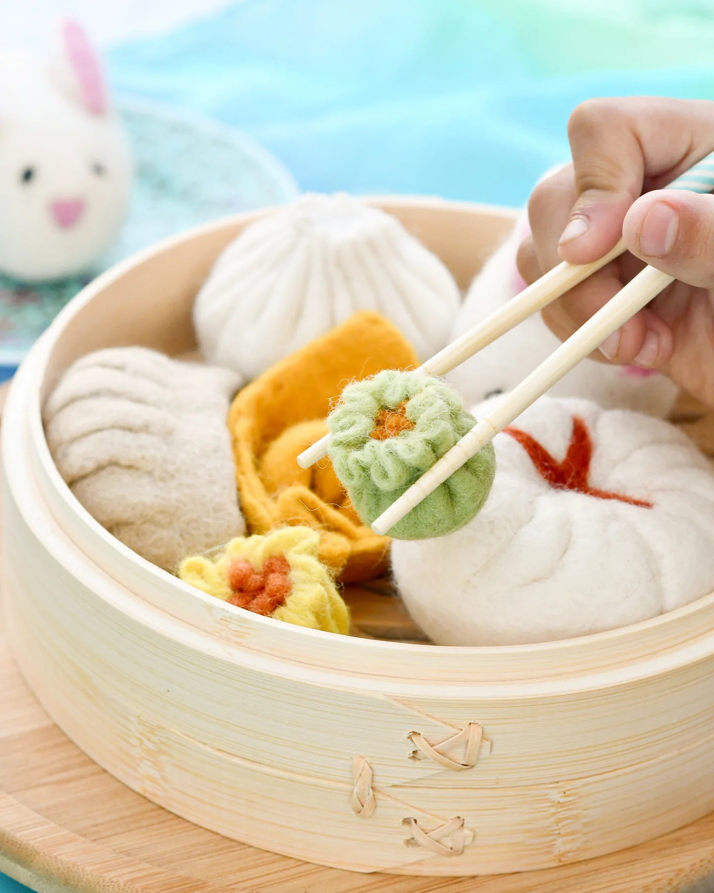 Tara Treasures - Felt Dim Sum Yum Cha Play Food Set