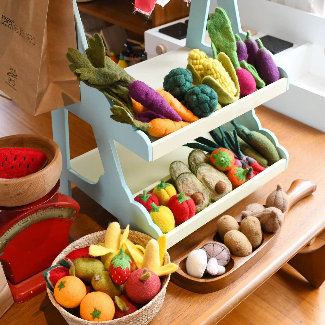 Tara Treasures - Felt Vegetables and Fruits - Pick and Choose