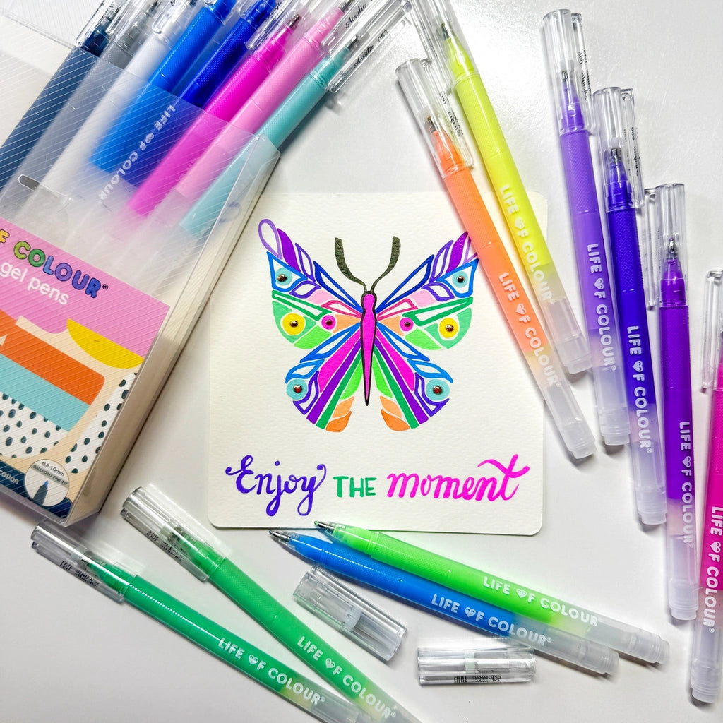 Life of Colour - Acrylic Gel Pens - Set of 24