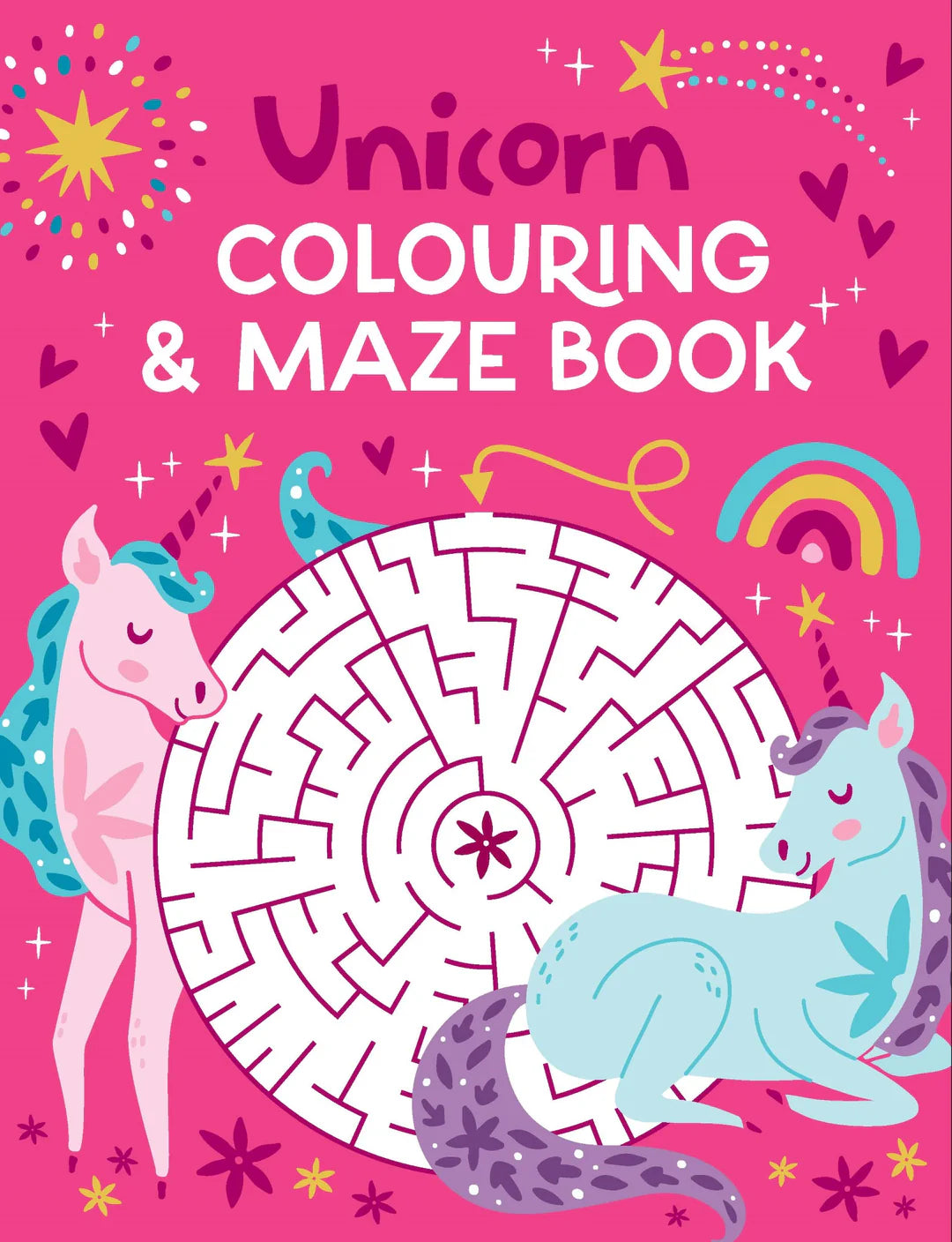 Book | Colouring and Mazes - Unicorns
