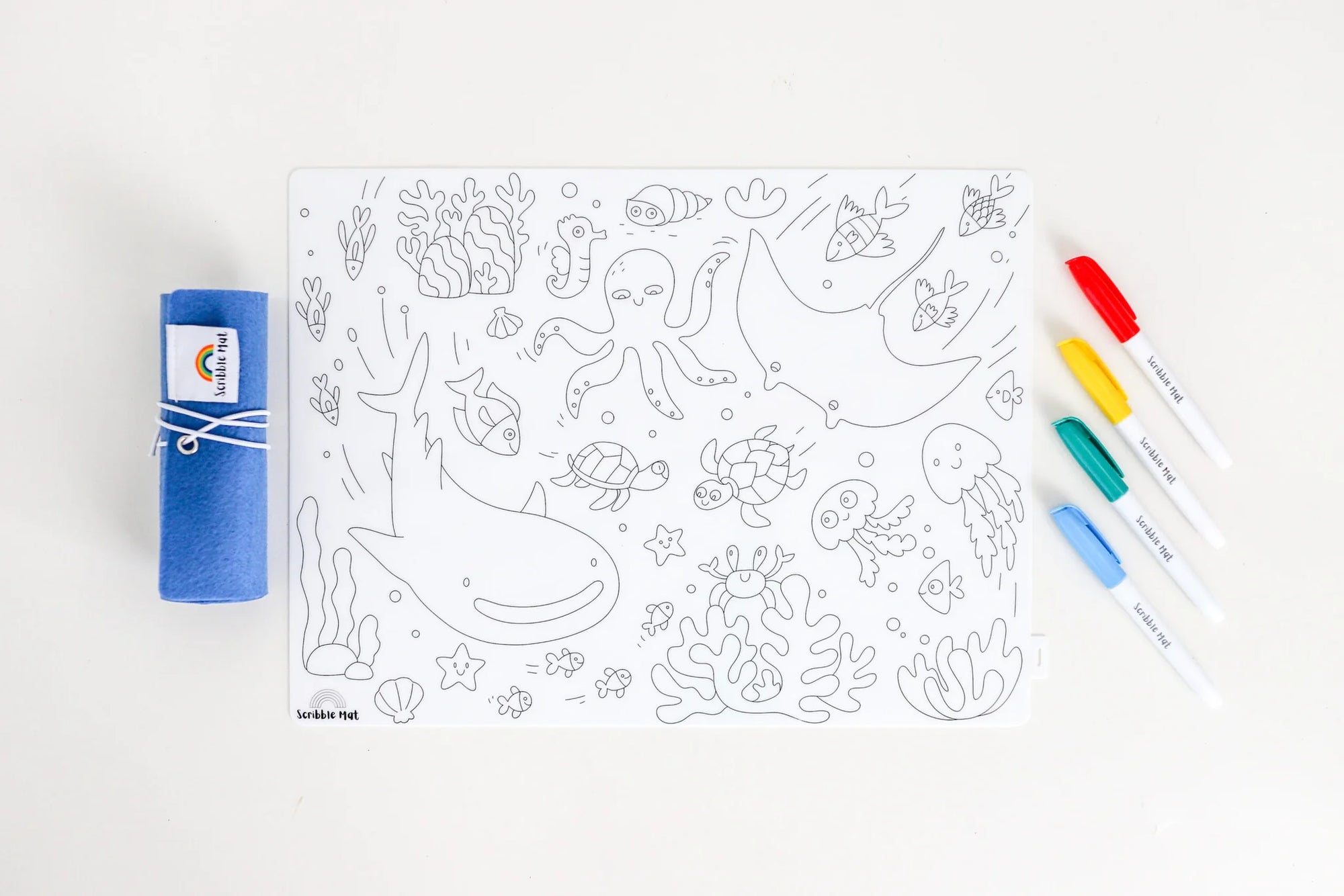 Scribble Mat - Under the Sea Reusable Mat