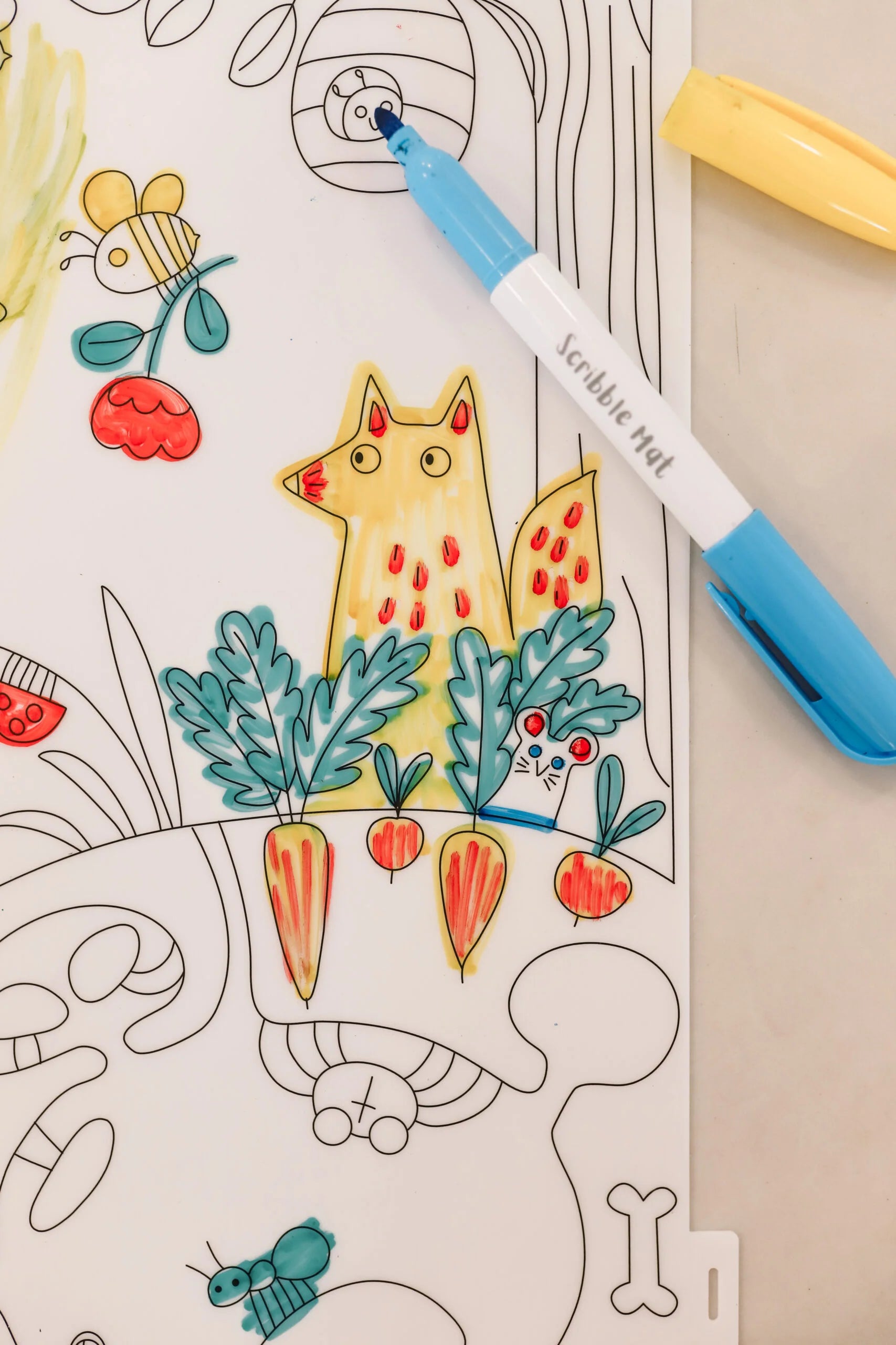 Scribble Mat - In The Garden Reusable Mat