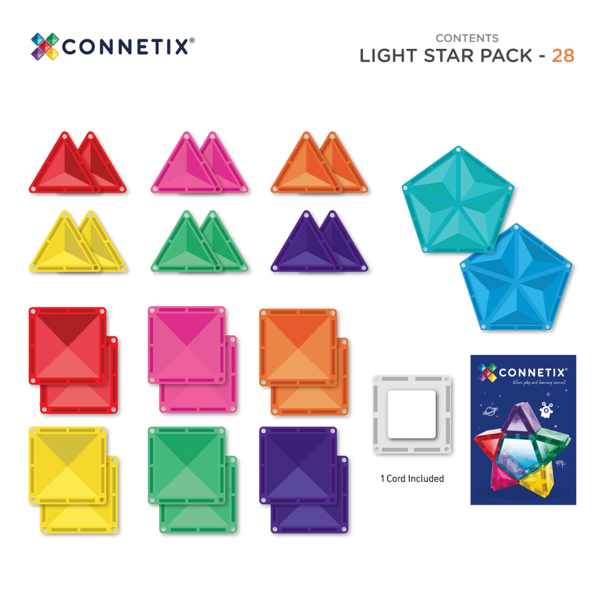 CONNETIX - Star Light Pack 28 pc