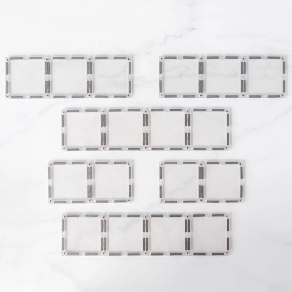 (Pre-Order; ETA 17/09) CONNETIX - Clear Rectangle Pack 12 pc