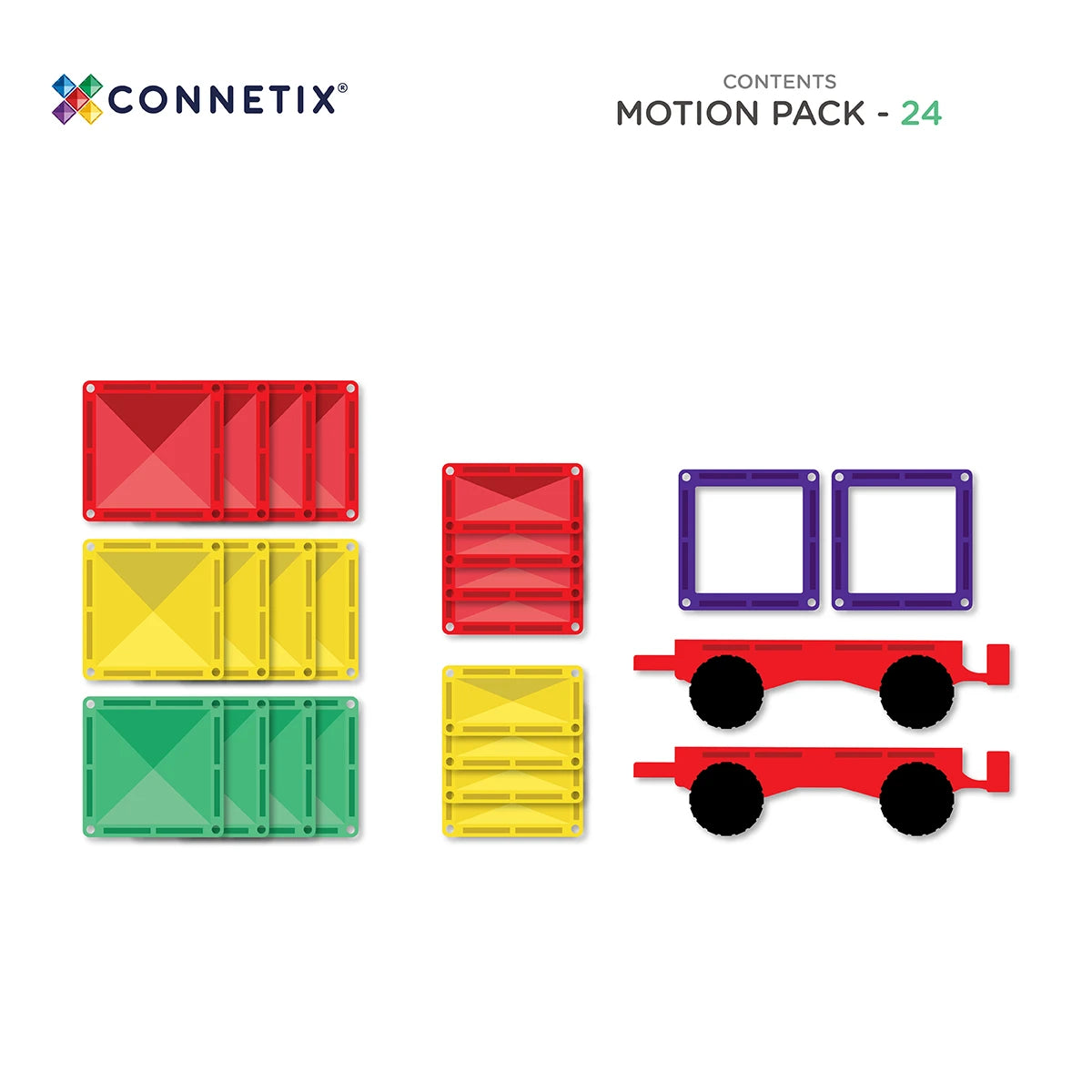CONNETIX - Rainbow Motion Pack 24 pc