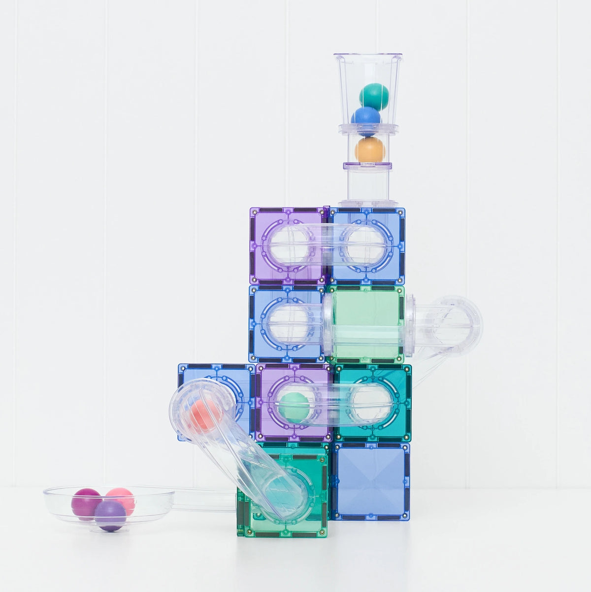 (Pre-Order; ETA 17/09) CONNETIX - Ball Run Pastel Pack 114 pc (NEW)
