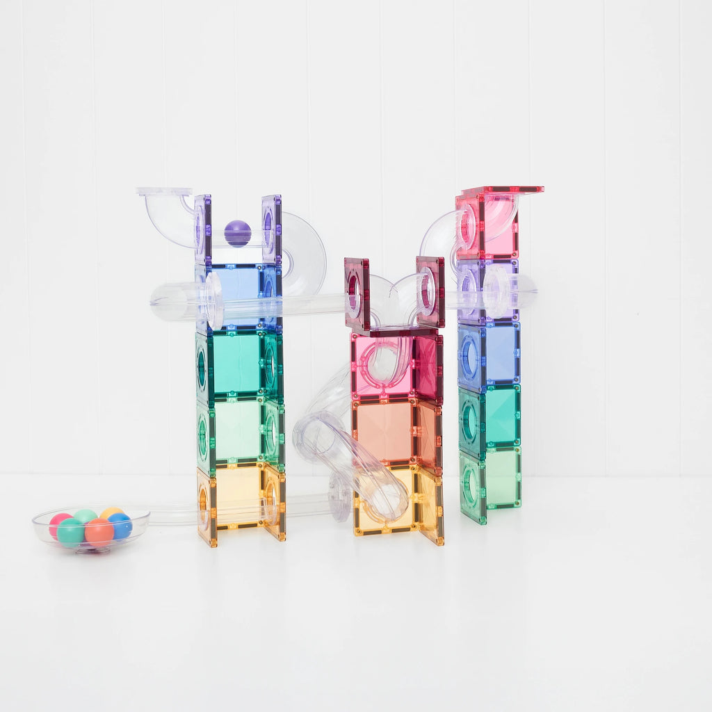 (Pre-Order; ETA 17/09) CONNETIX - Ball Run Pastel Pack 114 pc (NEW)