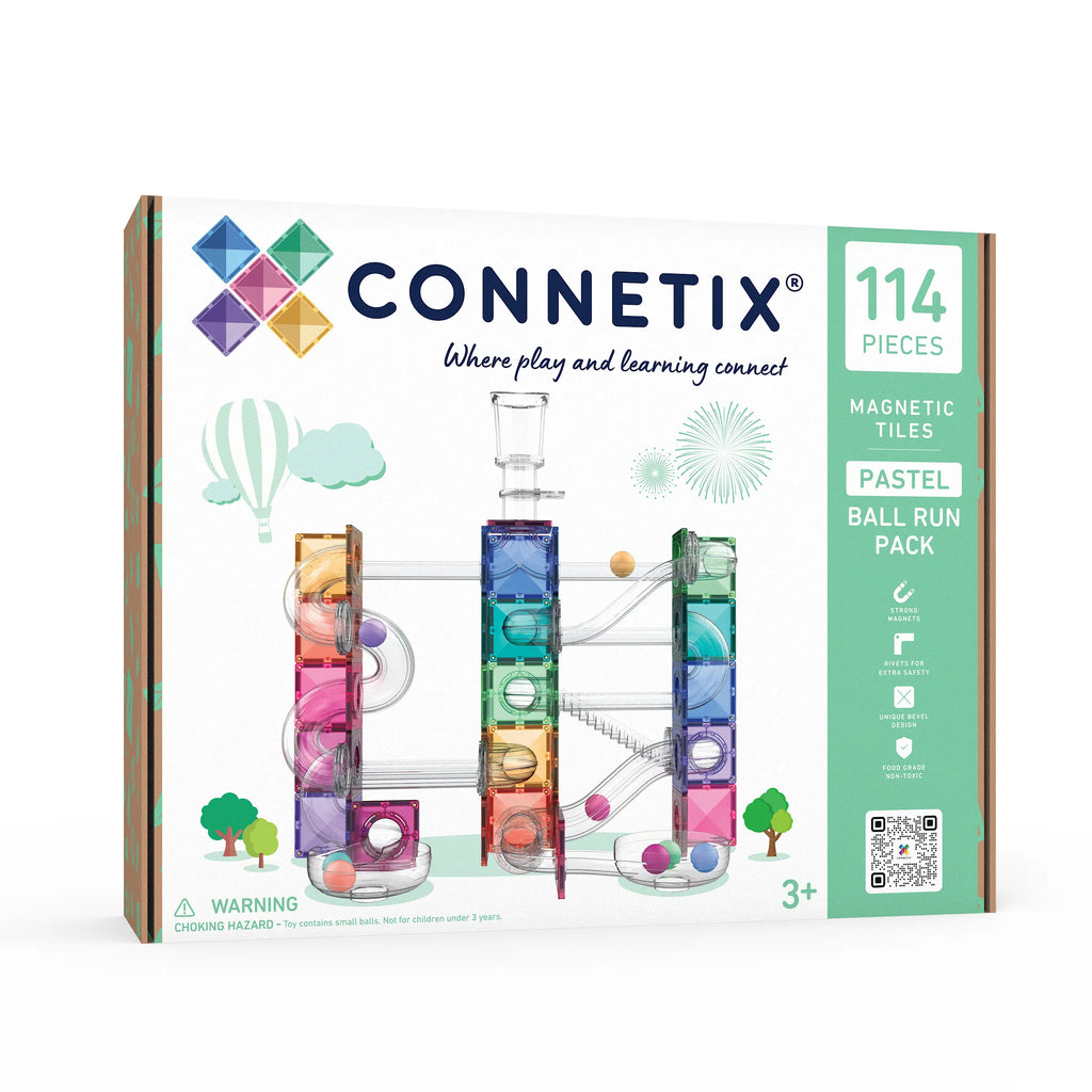 (Pre-Order; ETA 17/09) CONNETIX - Ball Run Pastel Pack 114 pc (NEW)