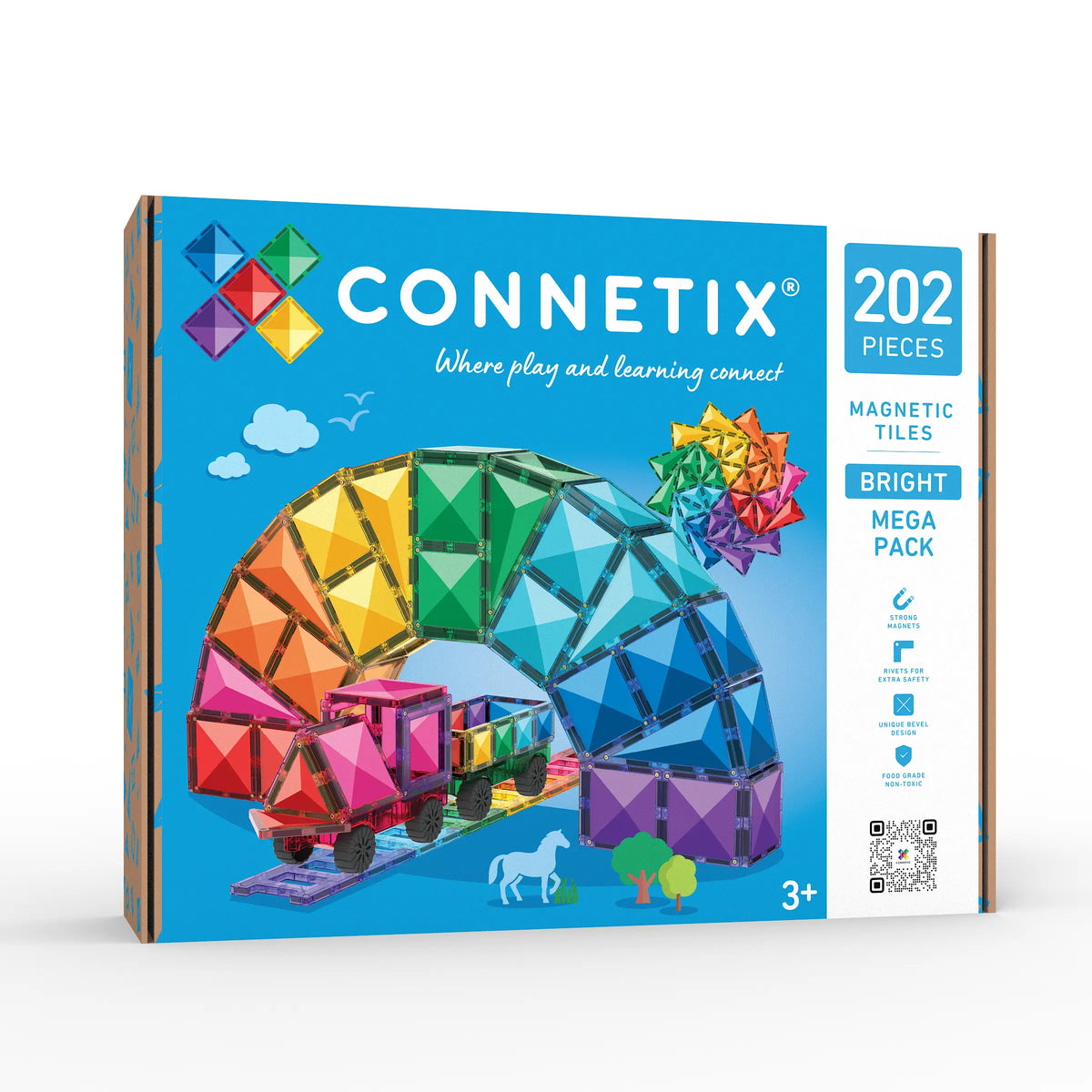 (Pre-Order; ETA 17/09) CONNETIX - Bright Mega Pack 202 pc (NEW)