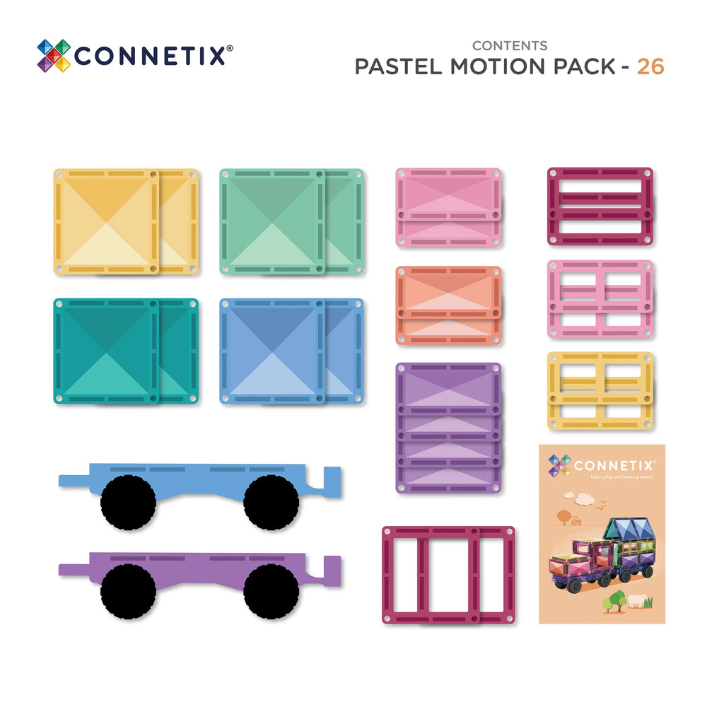 (Pre-Order; ETA 17/09) CONNETIX - Pastel Motion Pack 26 pc