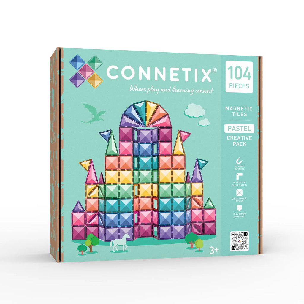 (Pre-Order; ETA 17/09) CONNETIX - Pastel Creative Pack 104 pc (NEW)
