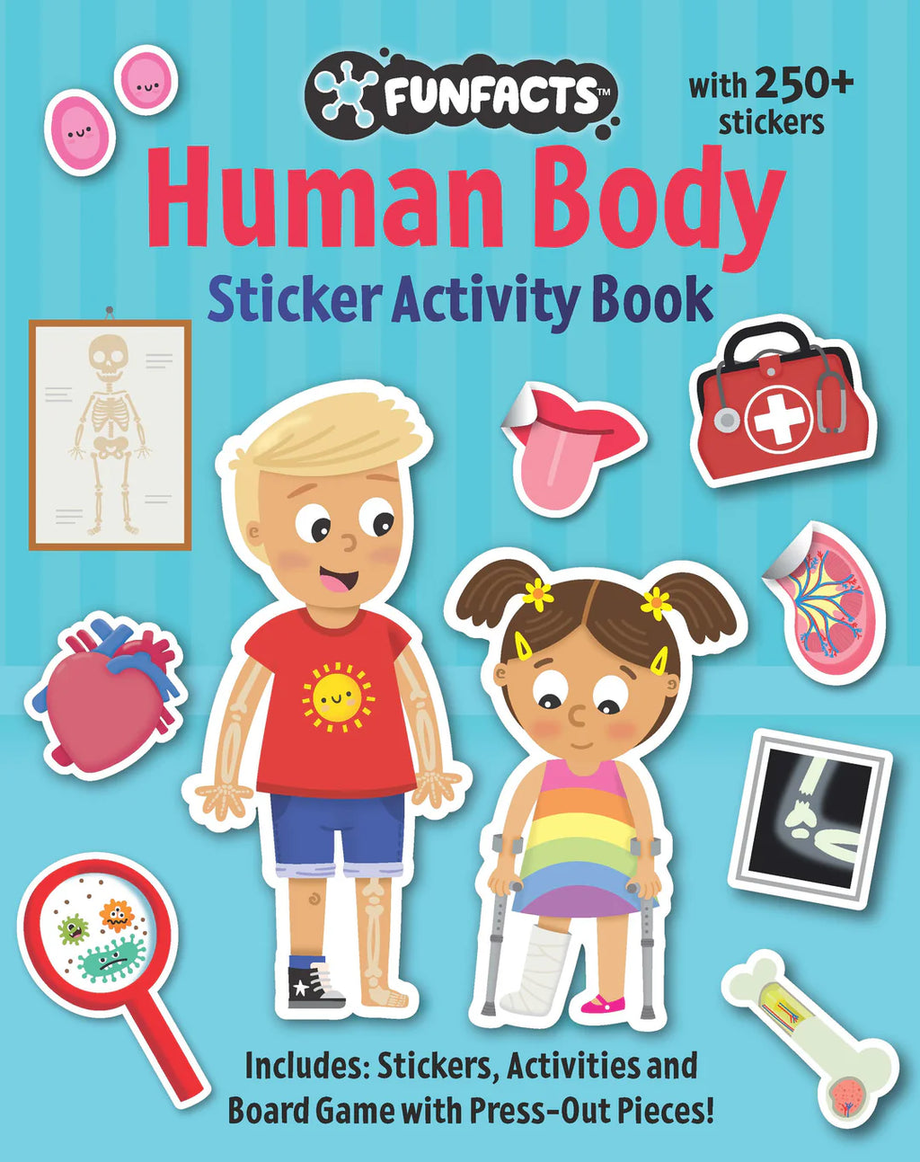 Book | FunFacts - Sticker Activity Book - Human Body