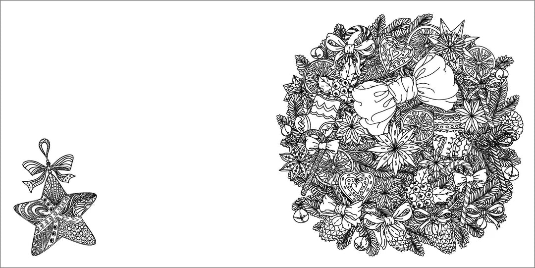 Book | Christmas Colouring Book - Merry & Bright