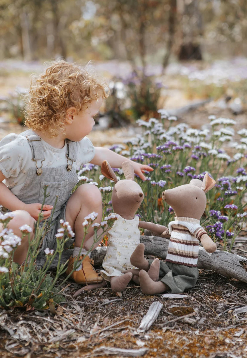 Rugaroo - My First Mate, Jill | Large Kangaroo Doll (Cotton Australian Plush Toy)