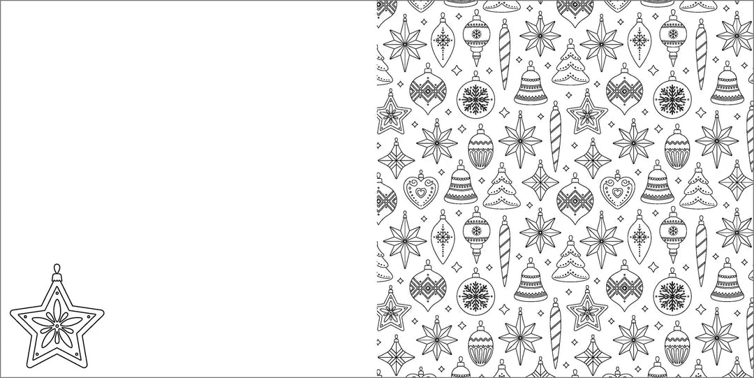 Book | Christmas Colouring Book - Merry & Bright