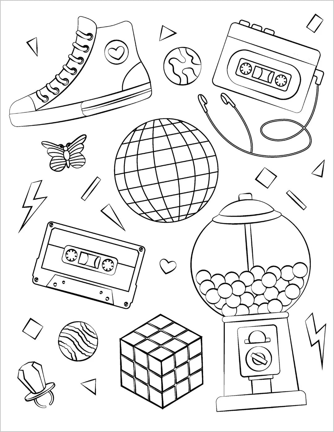 Book | Gem Art Colouring Book - Unicorn