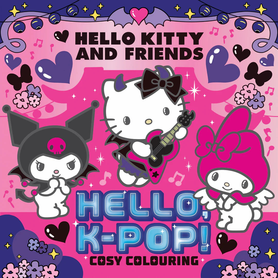 Book | Hello Kitty and Friends - Hello, K-Pop! Cosy Colouring Book