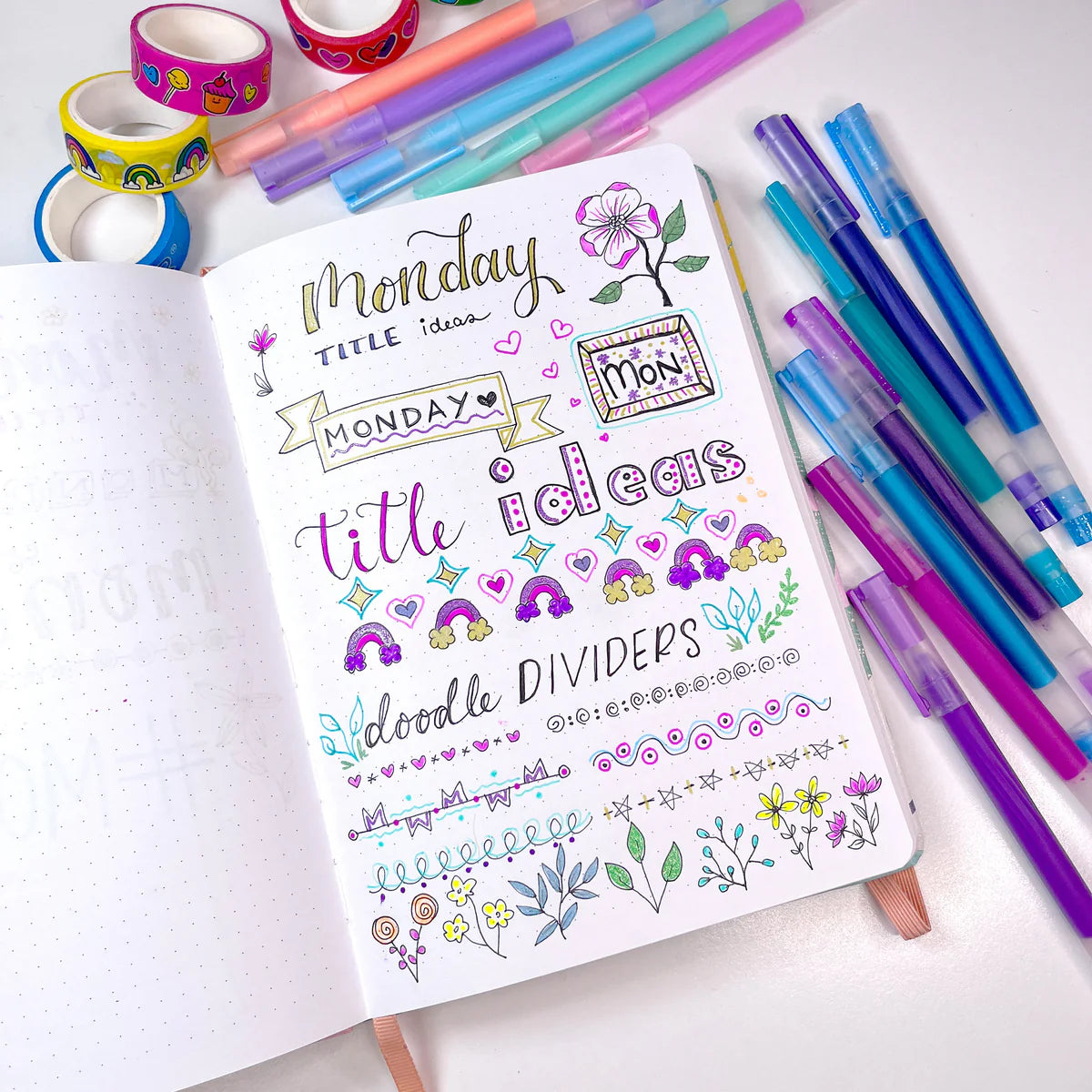Life of Colour - Juicy Gel Pens - Set of 24 - Metallic and Glitter