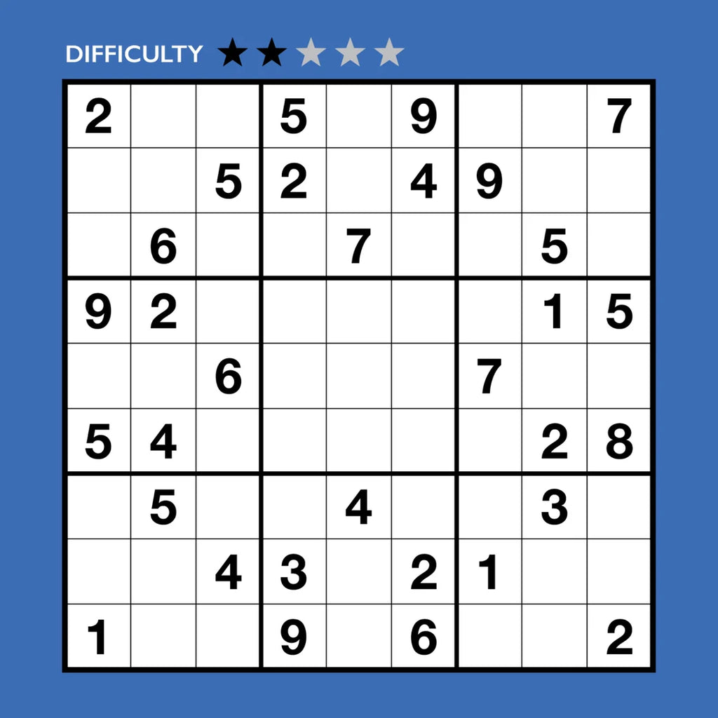 Book | Train Your Brain - Puzzle a Day! - Sudoku
