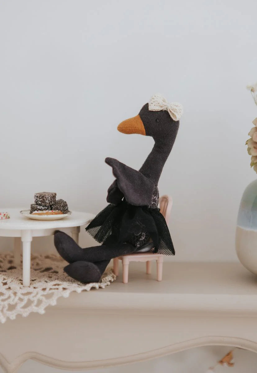 Rugaroo - Maali | The Sydney Opera House Ballerina | Black Swan Plush Doll