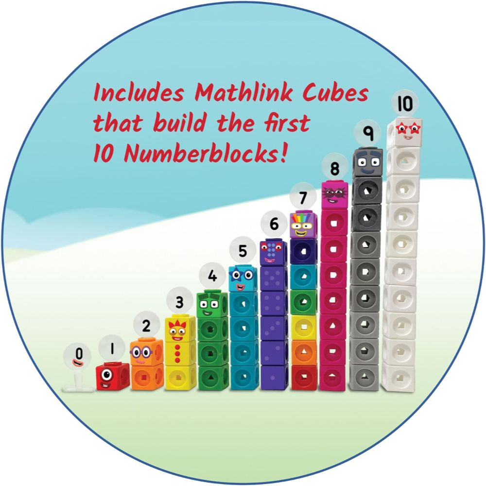 Hand2Mind - Numberblocks MathLink Cubes 1–10 Activity Set