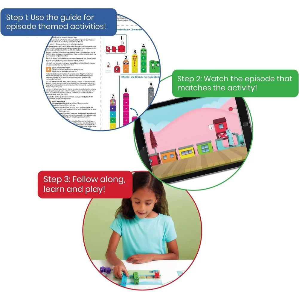 Hand2Mind - Numberblocks MathLink Cubes 1–10 Activity Set