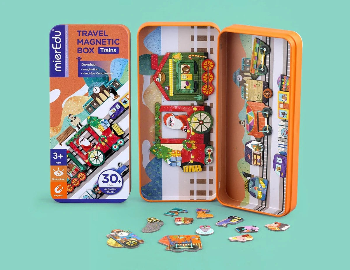 MierEdu - Travel Magnetic Box - Trains