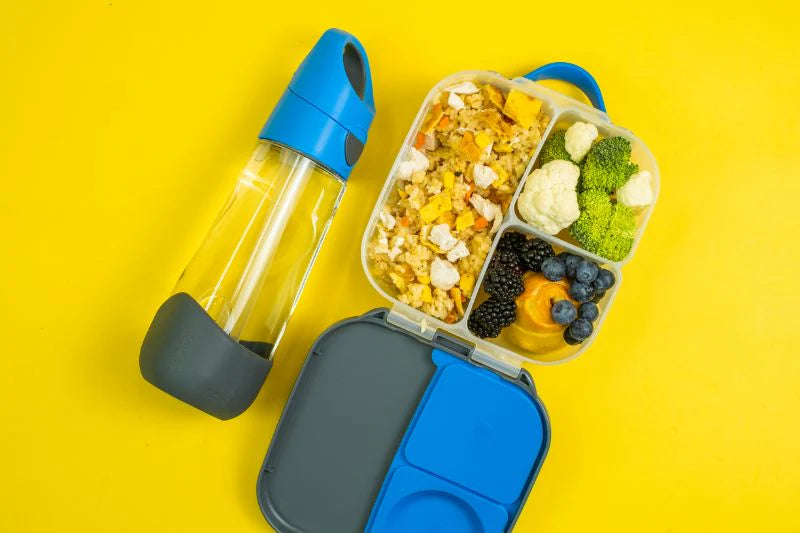 b.box Tritan Drink Bottle 600ml - Blue Slate