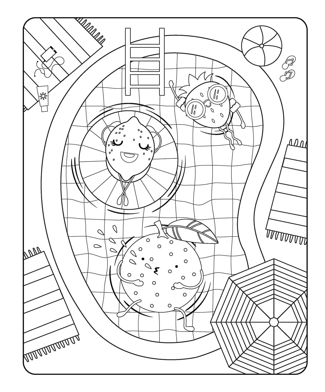 Book | Markerific - Activity Folder - Frutti Friends