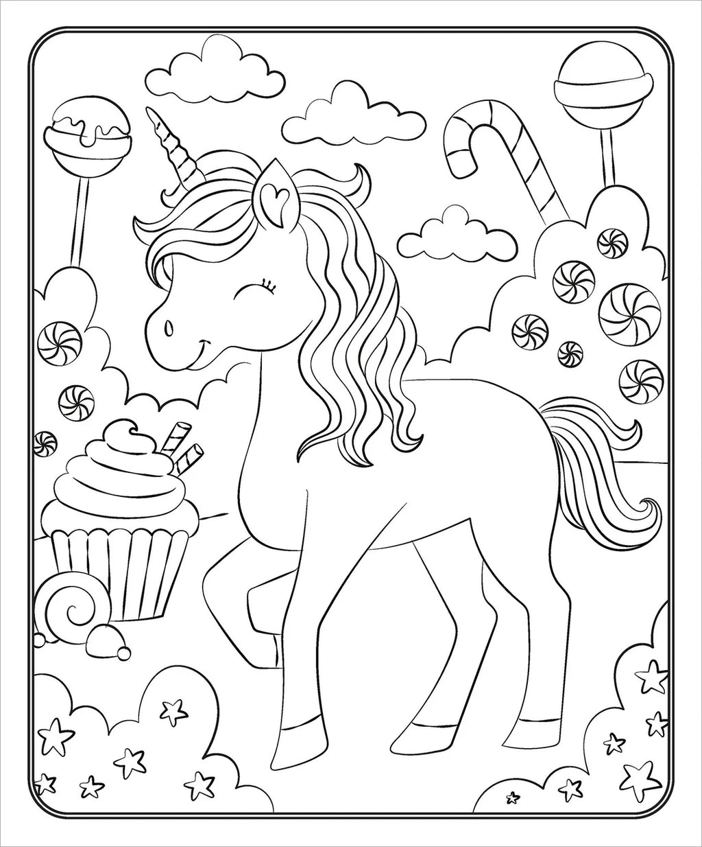 Book | Markerific - Activity Folder - Unicorn