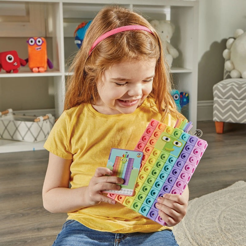 Hand2Mind - Numberblocks Heroes with Zeroes MathLink Cubes Activity Set