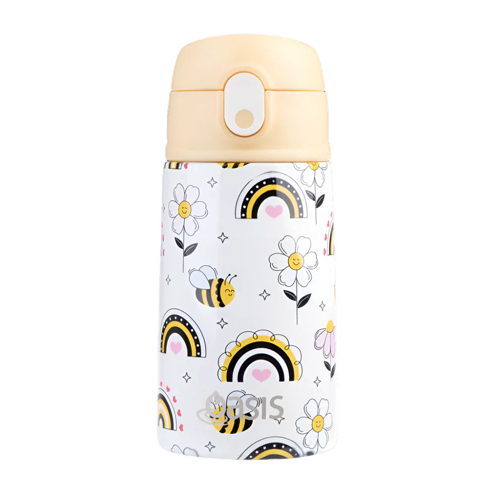 Oasis - Kids Insulated Drink Bottle with Sipper Straw - 400ml
