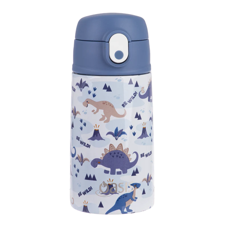 Oasis - Kids Insulated Drink Bottle with Sipper Straw - 400ml