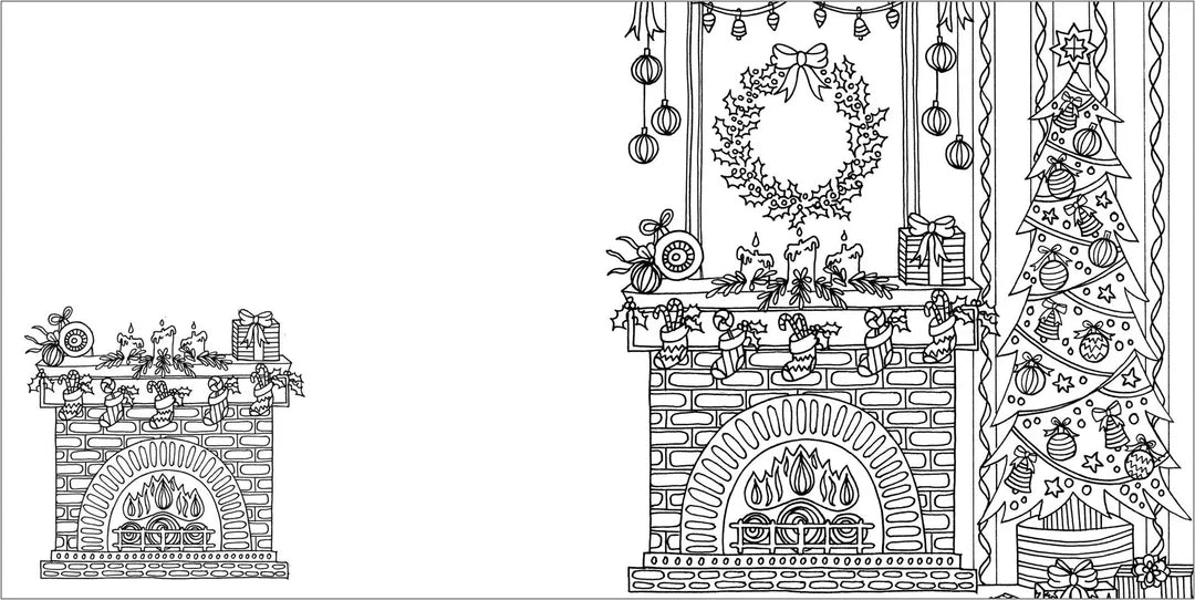 Book | Christmas Colouring Book - Merry & Bright