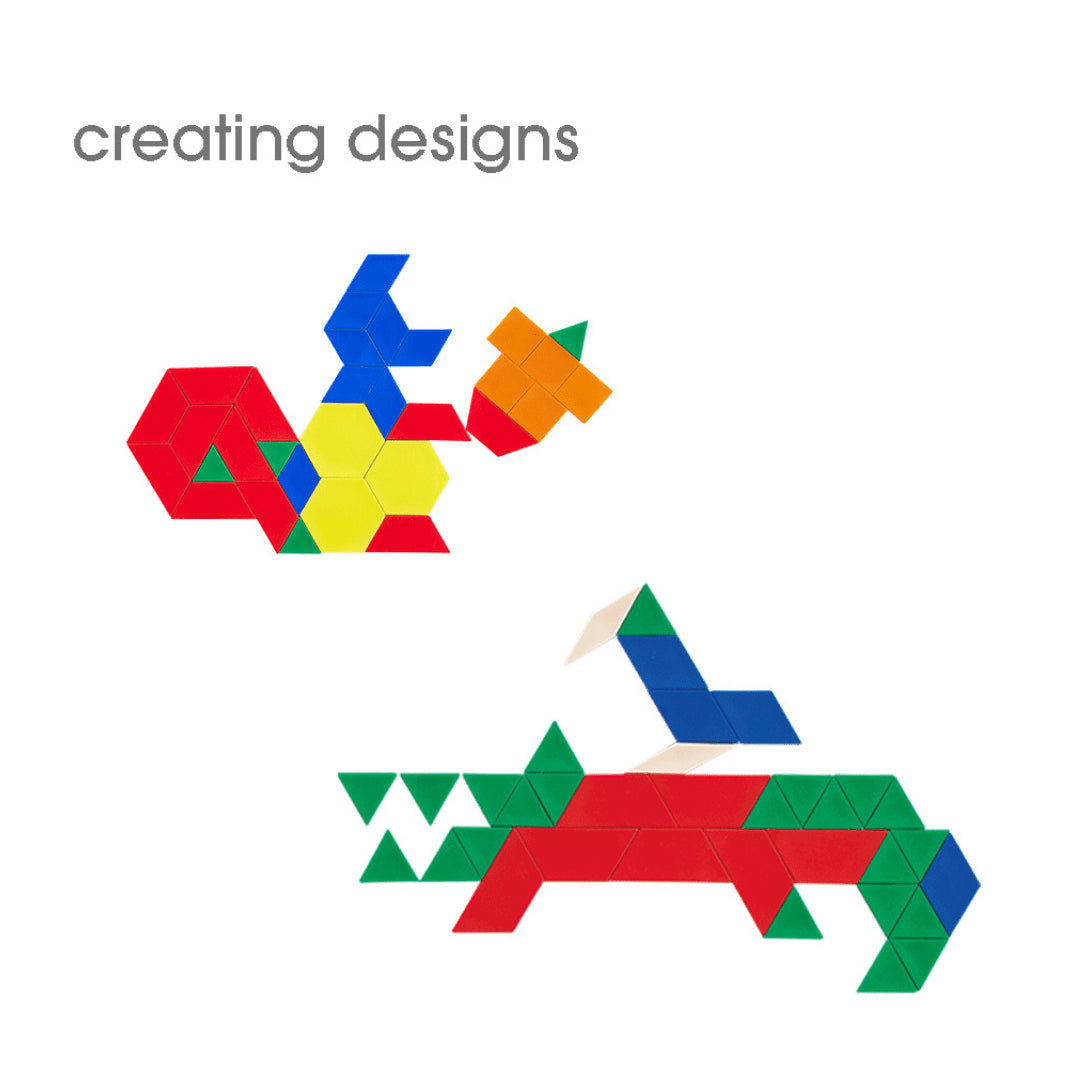 Educational Colours - Pattern Blocks Activity Set