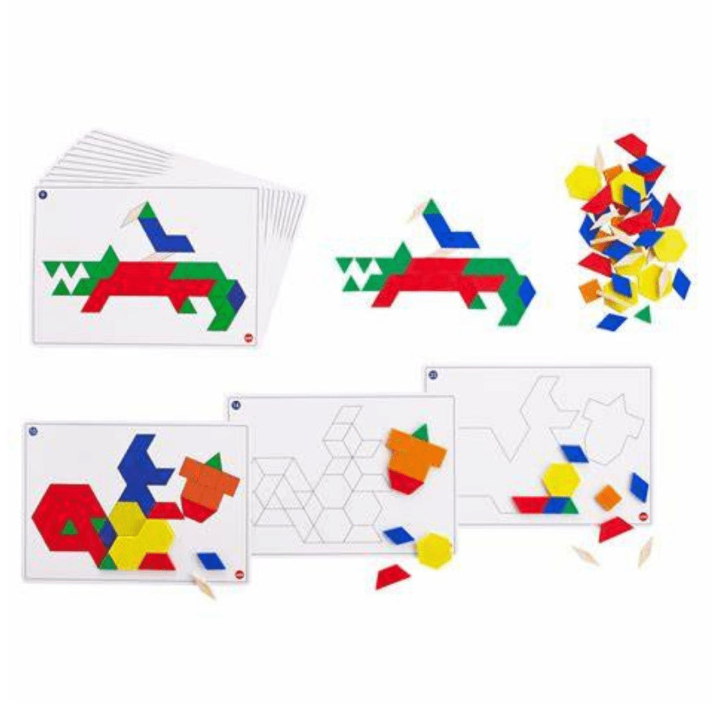 Educational Colours - Pattern Blocks Activity Set