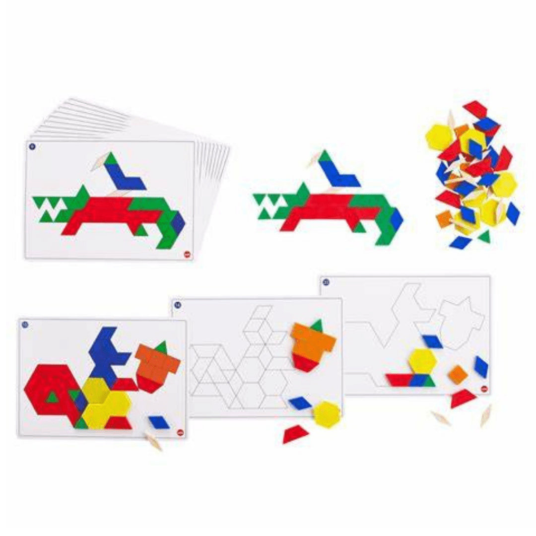 Educational Colours - Pattern Blocks Activity Set