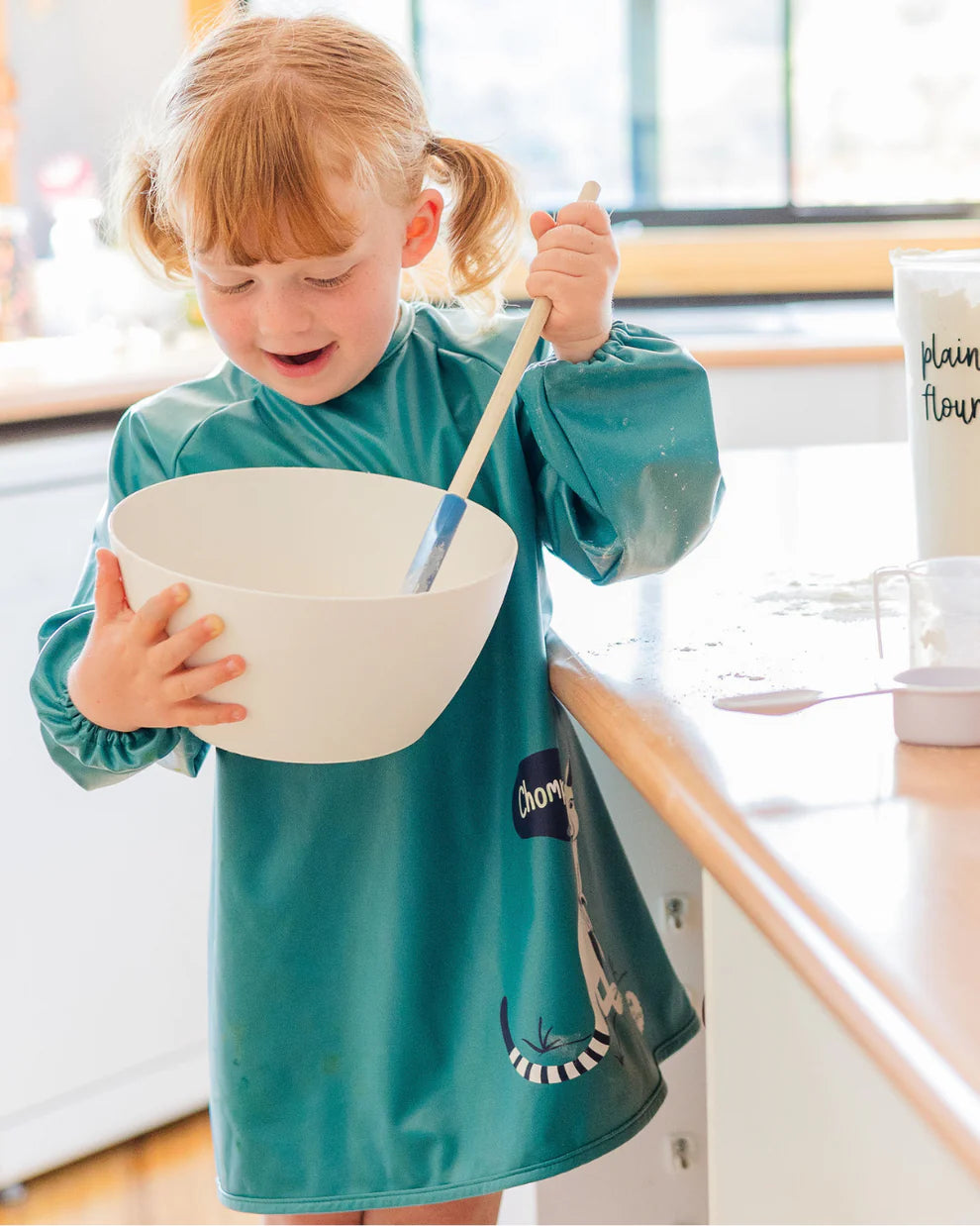 Little Chomps - Messy Mealtime (Preschool) Smock Bib: 2-5yrs