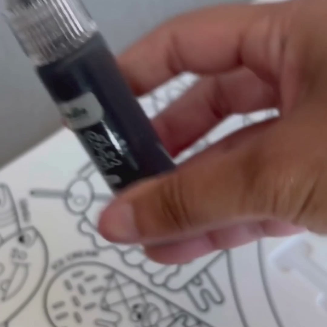 HeyDoodle Peel & Stick Solid Paint - Easy Peel and Stickable Colours