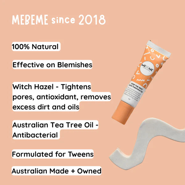 MEBEME - Stop the Spot Tween Teen Natural Acne Treatment Gel