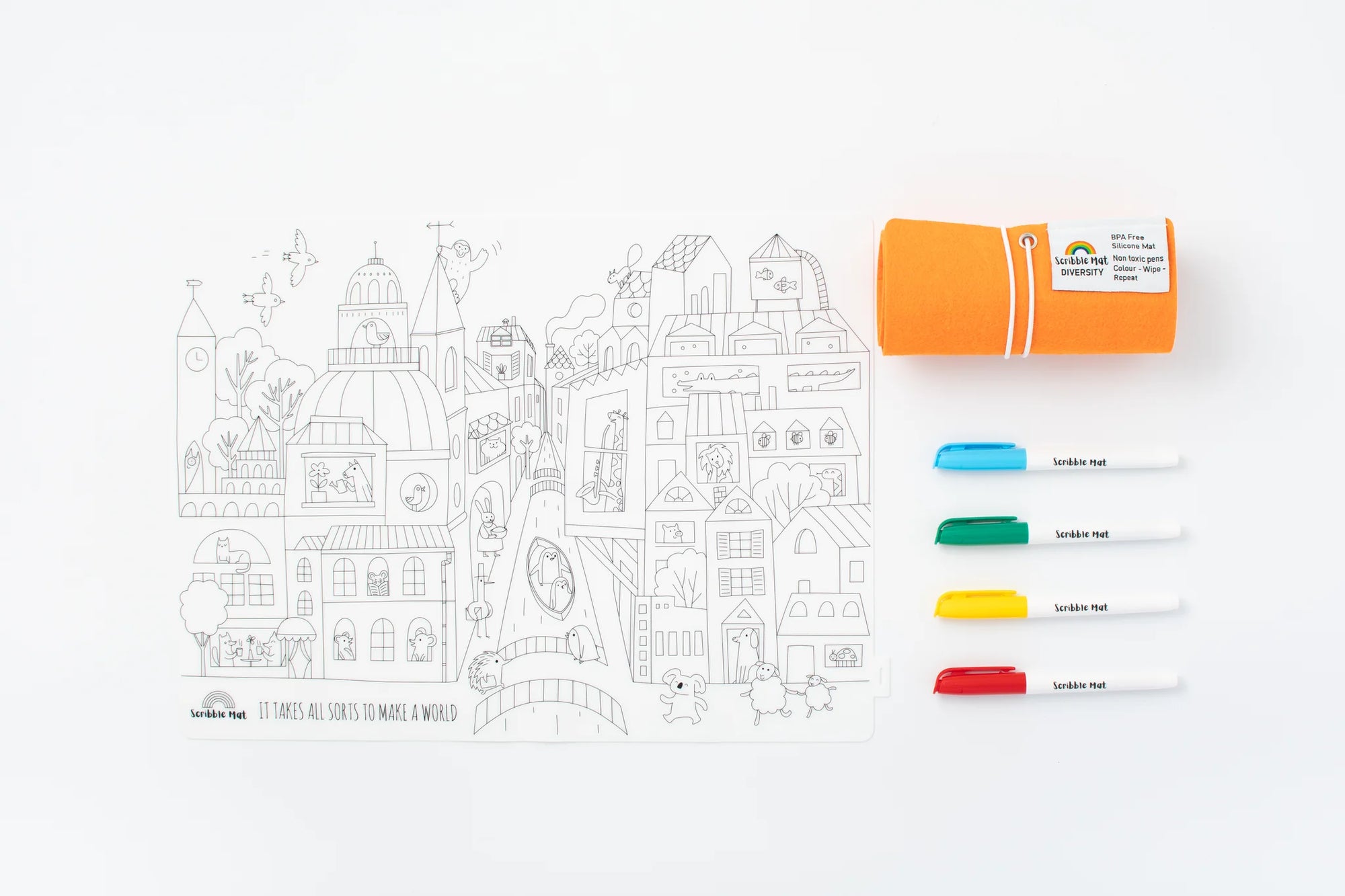 Scribble Mat - Diversity Reusable Scribble Mat