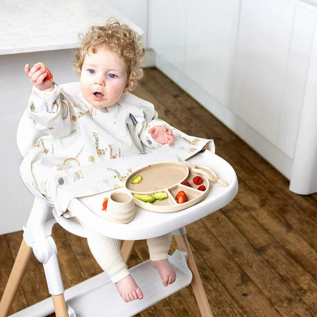BIBaDo – Baby Weaning Coverall Bib – Serengeti Spaghetti