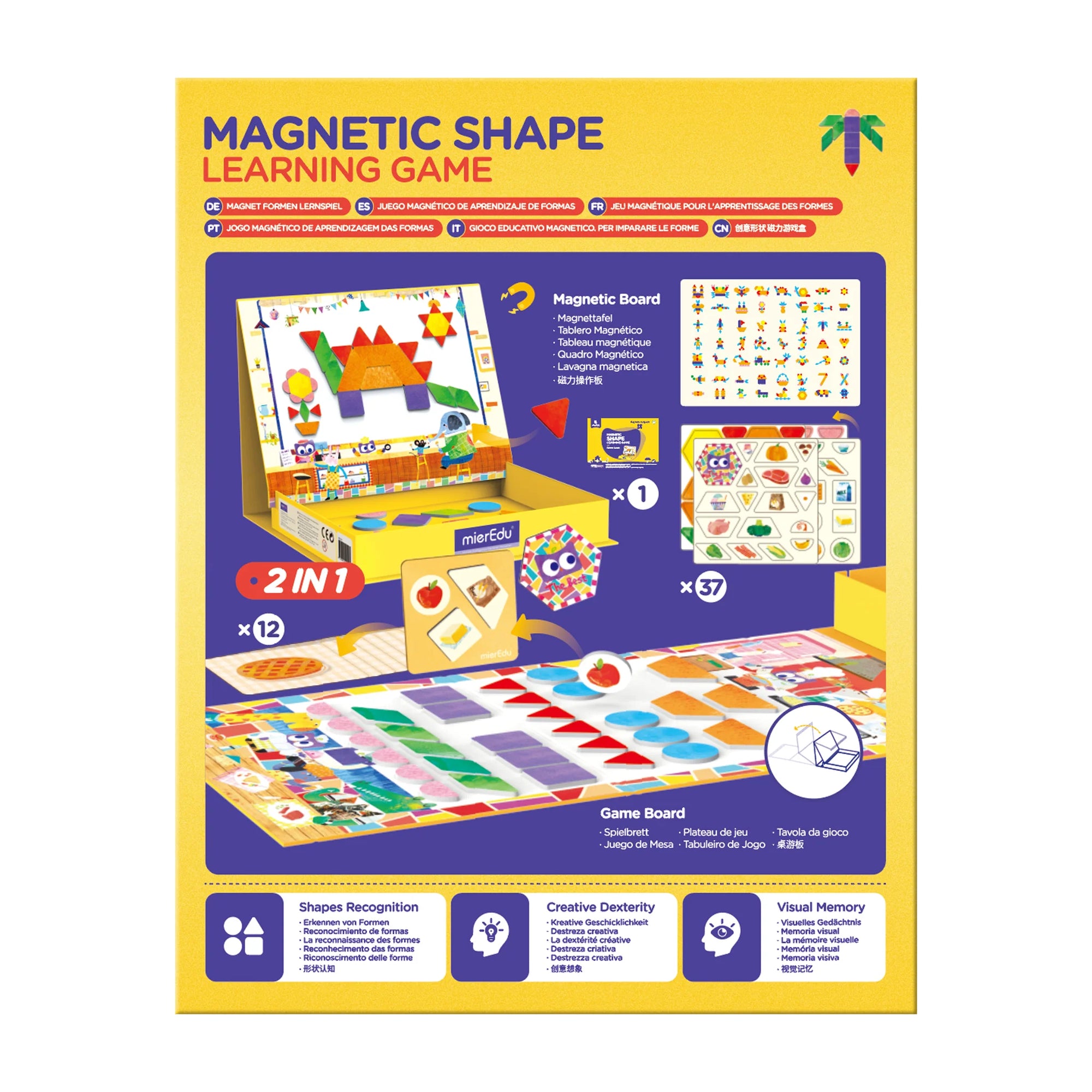 MierEdu - Magnetic Learning Game - Shape
