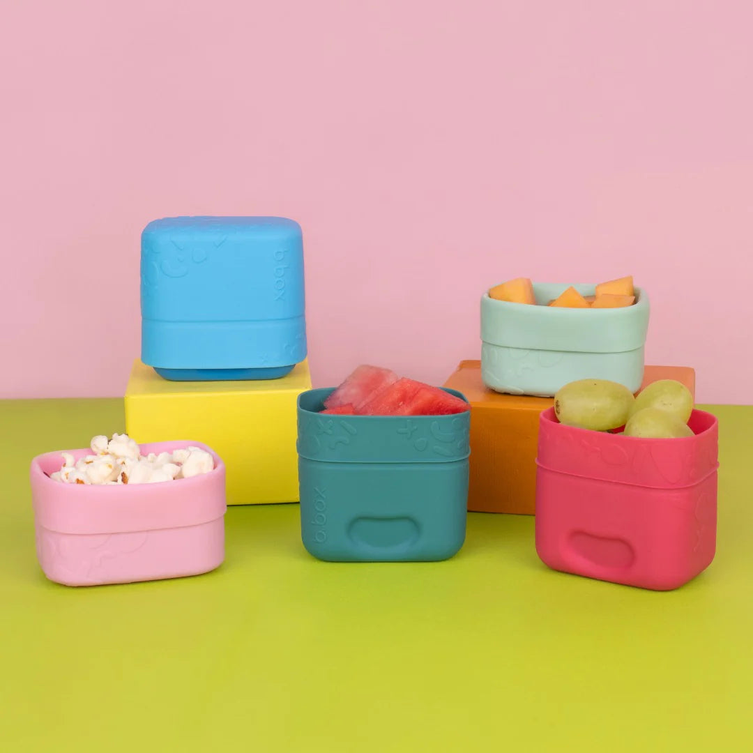 b.box Silicone Snack Cups - Ocean