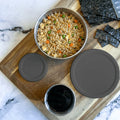 Ecococoon Stainless Steel Snack Pots - Charcoal
