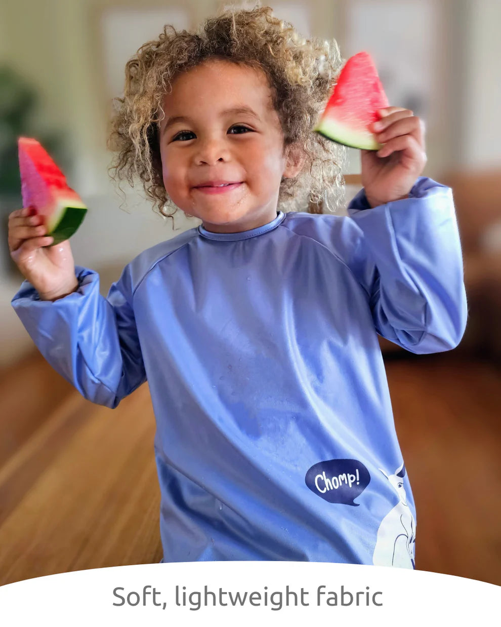 Little Chomps - Messy Mealtime (Preschool) Smock Bib: 2-5yrs