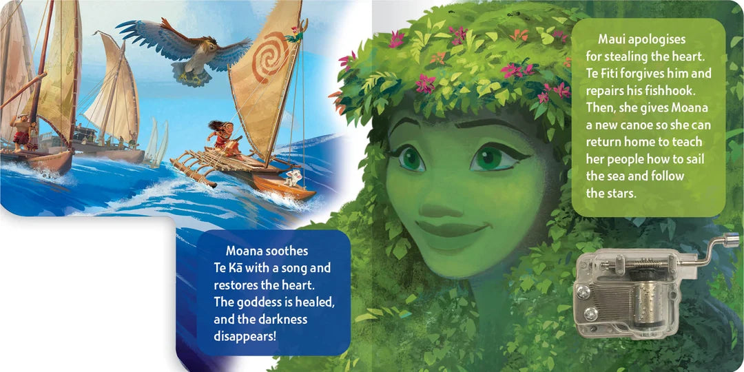 Book | Disney Moana - Wind-Up Music Box Book