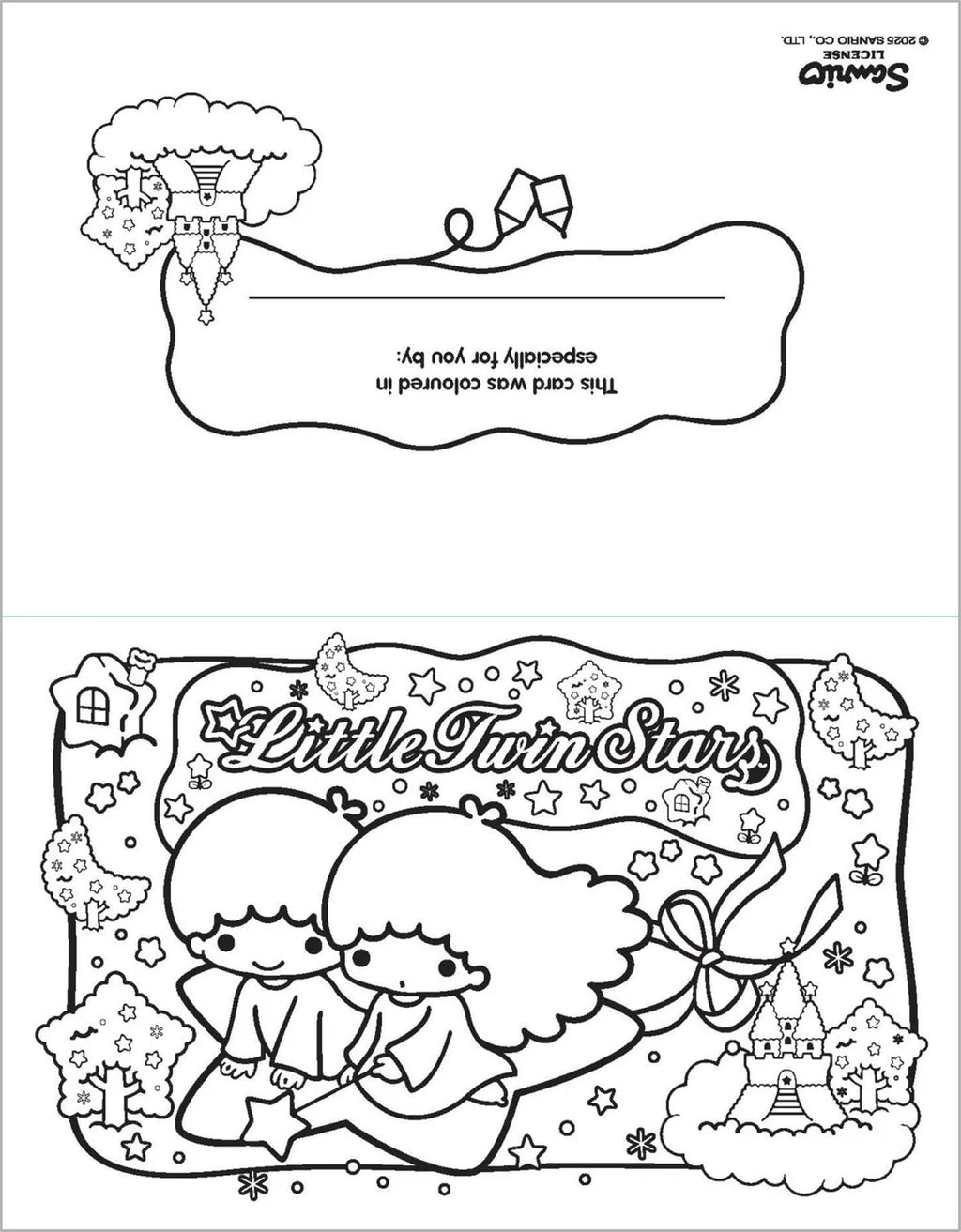 Book | Hello Kitty and Friends - Colour-Your-Own Greeting Cards and Gift Tags